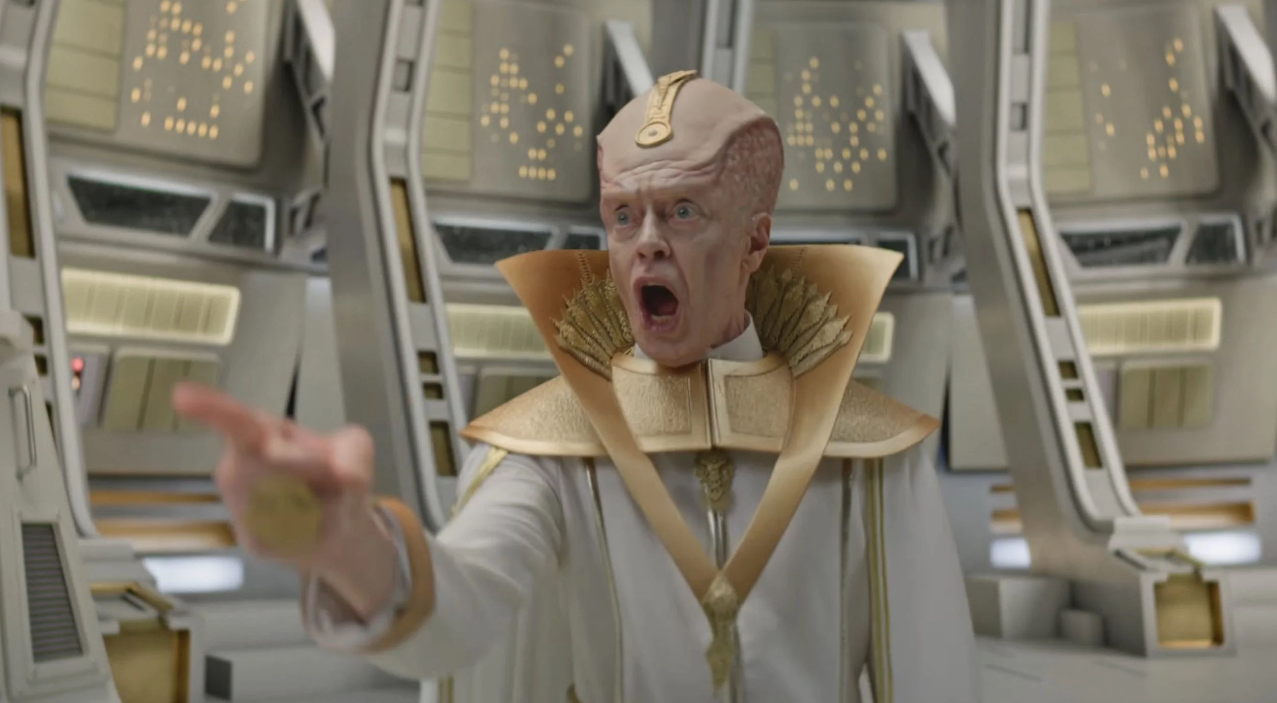 Watch Steve Buscemi playing an evil alien Overlord in exhilarating advertising Telstra